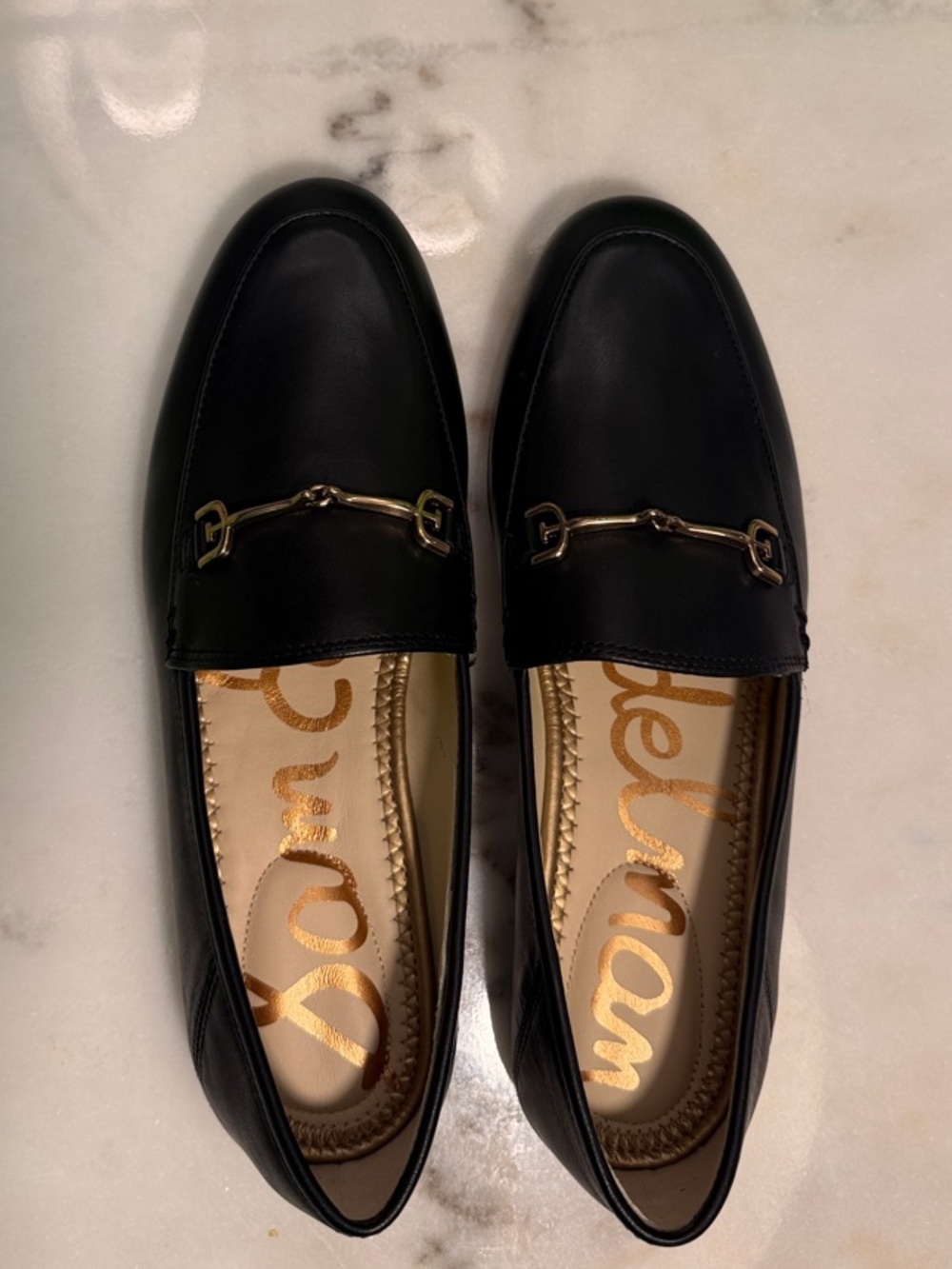 NWT Sam Edelman Black Leather Loraine, Size 4.5US